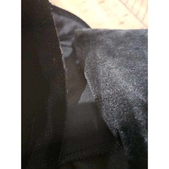 Coldwater Creek Dress 10P Black Velvet Elegant Whimsigoth Dark Romantic Witchy - Picture 13 of 13